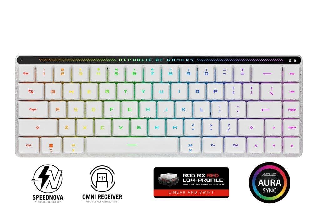ASUS klávesnica ROG FALCHION RX Low profile (ROG NX Snow), US