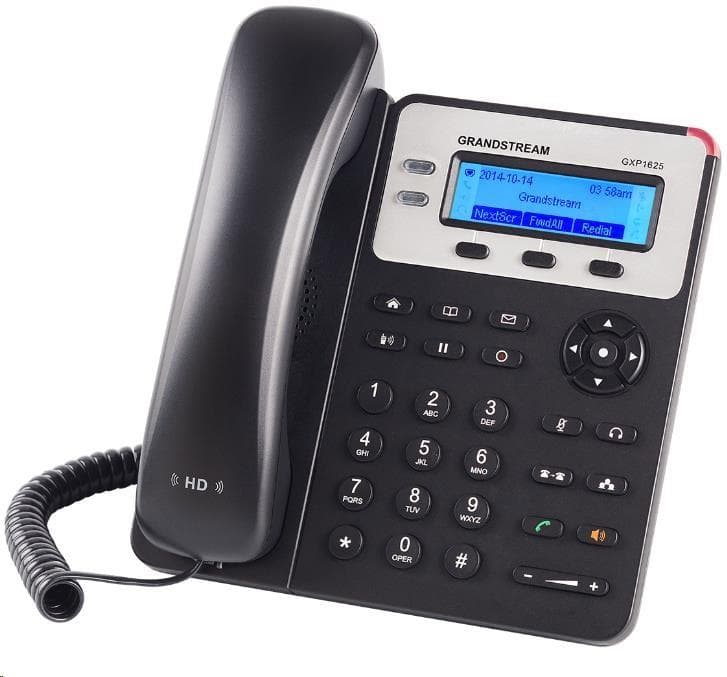 Grandstream GXP1620 [VoIP telefón - 2x SIP účet, HD audio, 3 program.tlačidlá, switch 2xLAN 10/100Mbps] 1