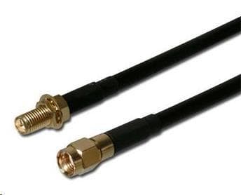 Koaxiálna WLAN Antenná predlžovacia SMA male reverse - SMA female reverse, 1m 1