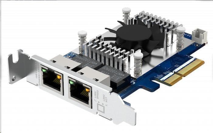 QNAP QXG-10G2T rozširujúca karta 2x 10GBASE-T pre PC aj NAS
