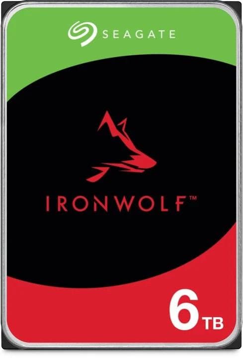 SEAGATE HDD 6TB IRONWOLF (NAS), 3.5", SATAIII, 5400 RPM, Cache 256MB, CMR 1