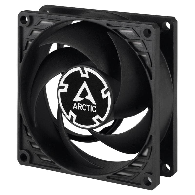 ARCTIC ventilátor P8 Silent, 80mm, 3pin, čierna