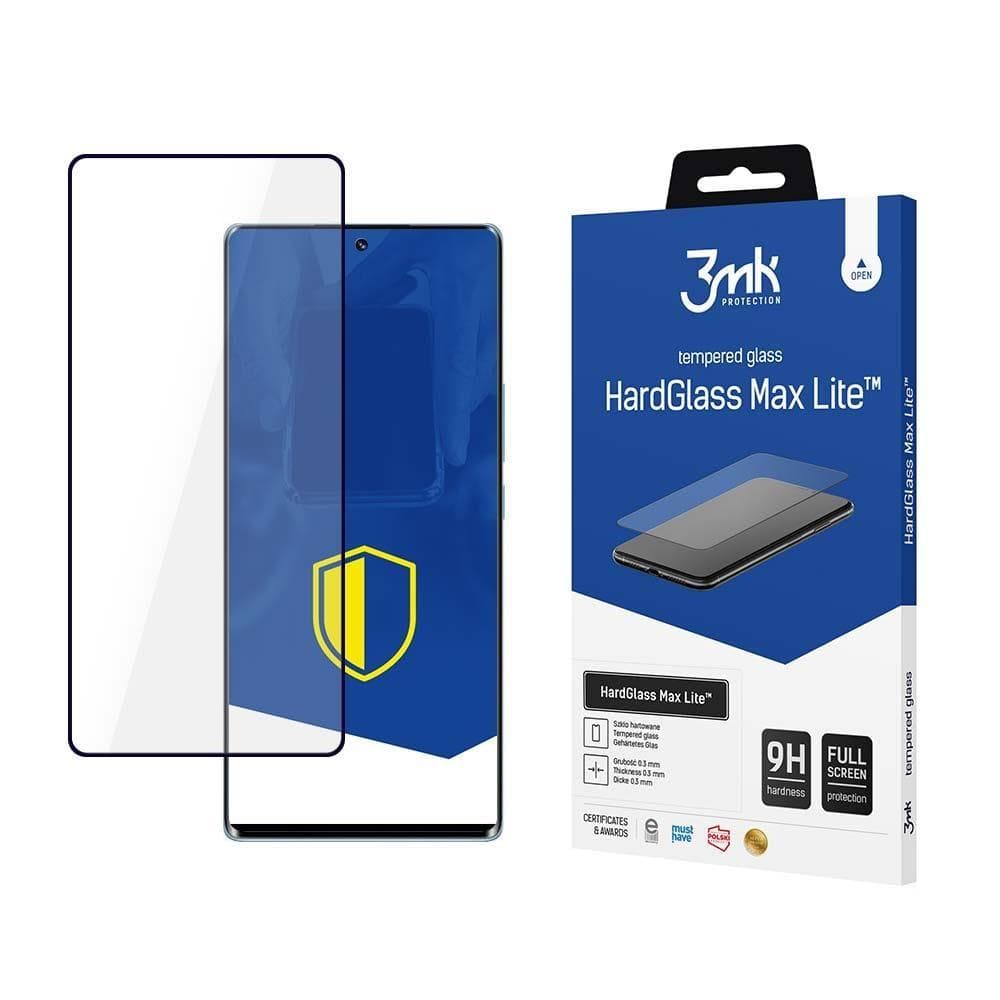 3mk tvrdené sklo HardGlass Max Lite Black pre Honor 70 1