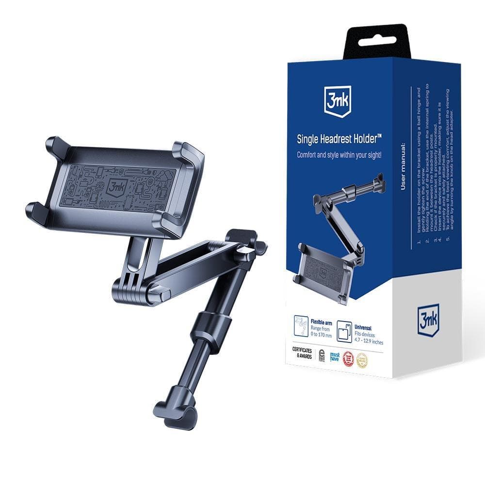 3mk držiak na opierku hlavy - Single Headrest Holder