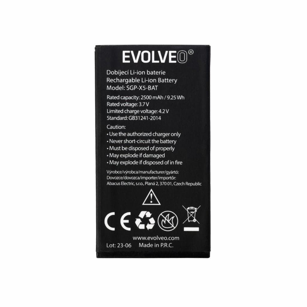 EVOLVEO originálna batéria 2500 mAh pre StrongPhone X5 1