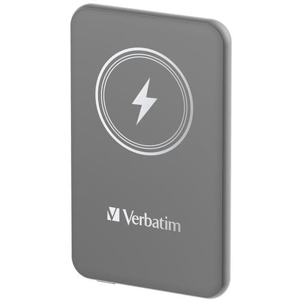VERBATIM Powerbanka Charge 'n' Go, Magnetická, 5000 mAh, USB-C, Sivá 1