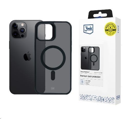 3mk ochranný kryt Smoke MagCase pre Apple iPhone 12 Pre Max 1