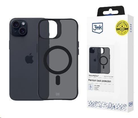 3mk ochranný kryt Smoke MagCase pre Apple iPhone 15 Plus 1
