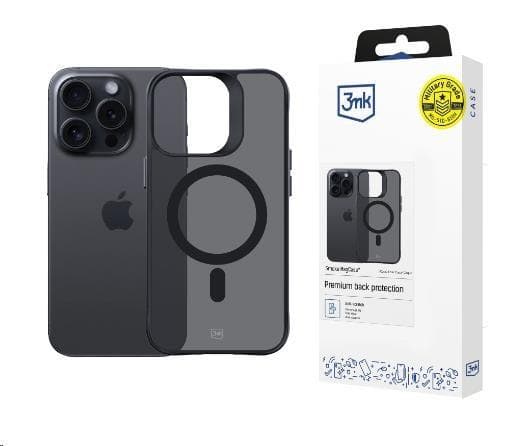 3mk ochranný kryt Smoke MagCase pre Apple iPhone 15 Pre Max 1