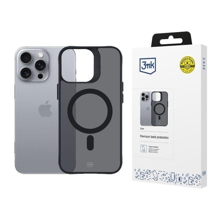 3mk ochranný kryt Smoke MagCase pre Apple iPhone 16 Pre Max