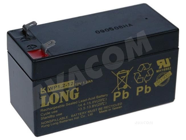 Avacom Long Batéria 12V 1,2Ah olovený akumulátor F1 1
