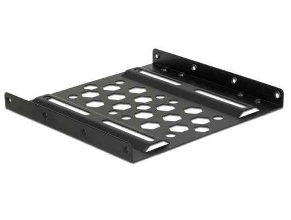 Delock Hliníkový inštalačný rámček 2.5” na 3.5” čierny