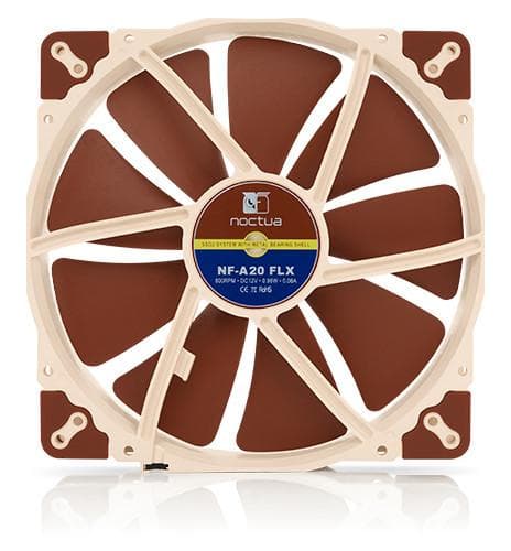 Noctua NF-A20-FLX, 200 x 200 x 30 mm, 3-pin, 800 RPM 1