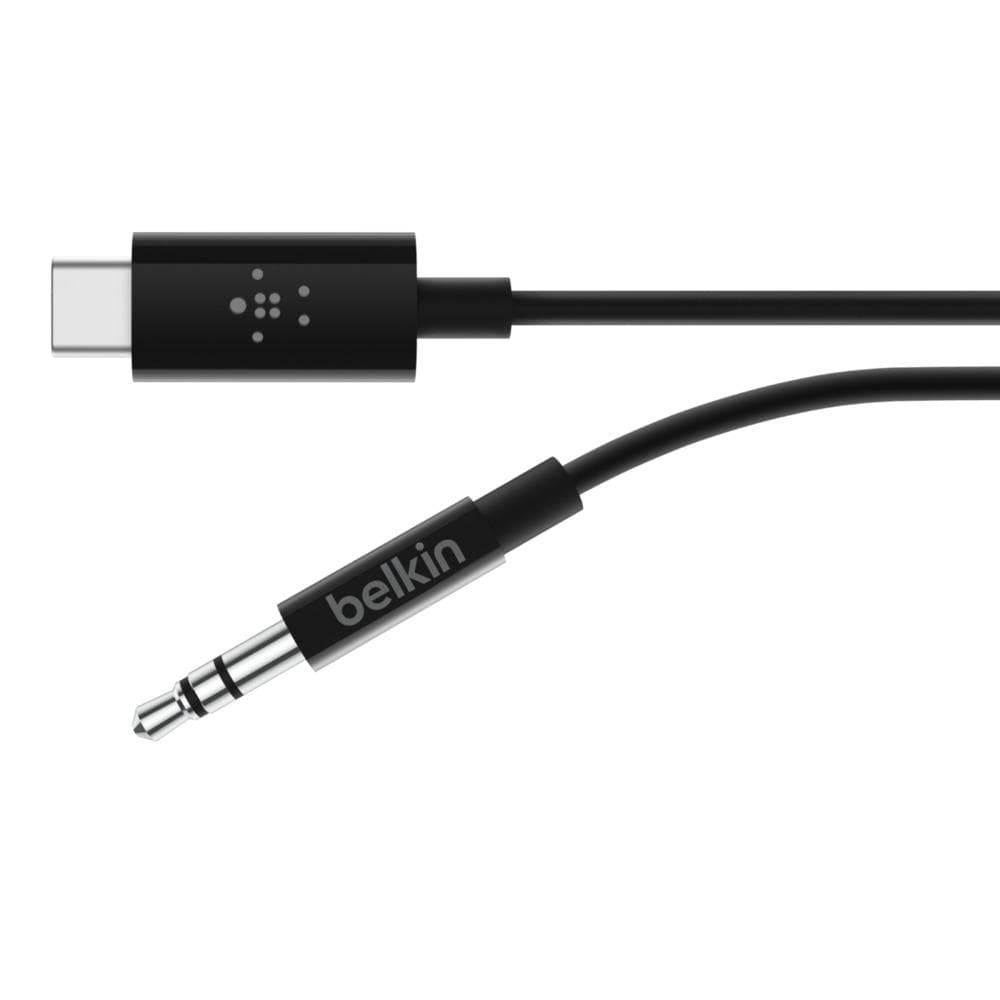 Belkin ROCKSTAR™ USB-C/3,5 mm jack kábel, 0,9 m, čierny 1