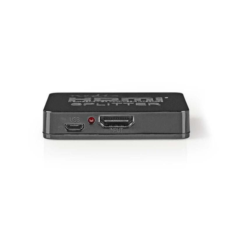 Nedis VSPL34002BK- HDMI Rozbočovač | 2 Porty port(s) | Vstup HDMI ™ | 2x výstup HDMI ™ | 4K@30Hz | 2.25 Gbps | Čierna