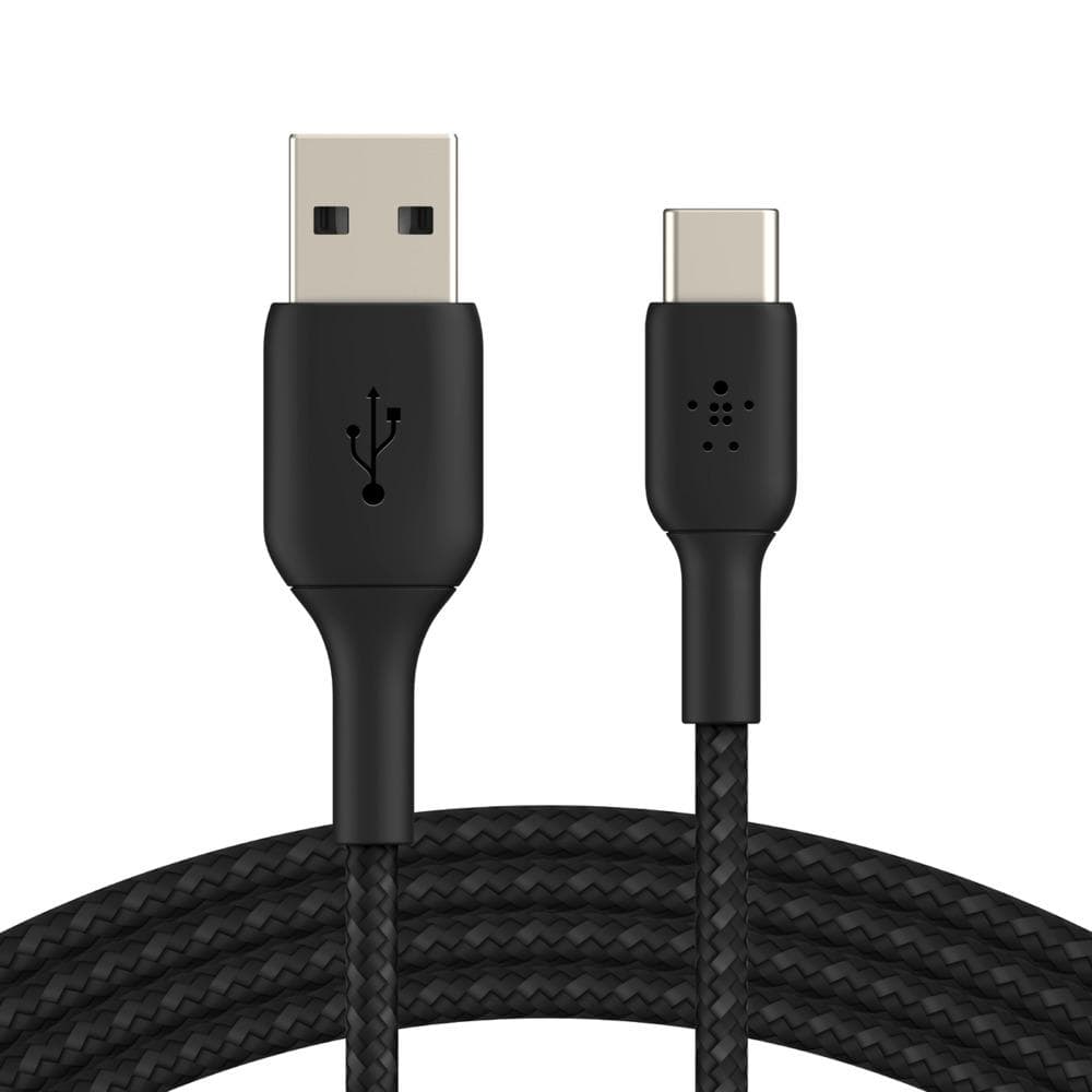 Belkin BOOST CHARGE™ USB-C/USB-A kábel, 3m, čierny - odolný