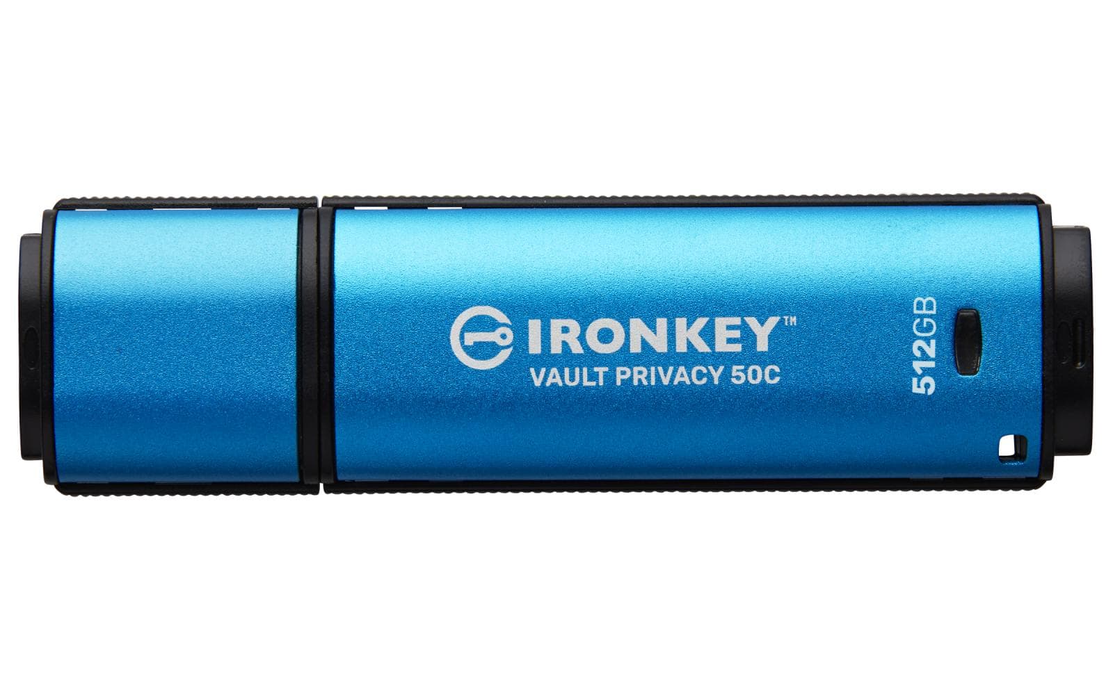Kingston Ironkey Vault Privacy 50C/512GB/USB 3.2/USB-C/Modrá 1