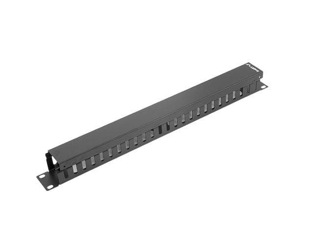 LANBERG 19" CABLE MANAGEMENT PANEL TYPE A 1U BLACK 1