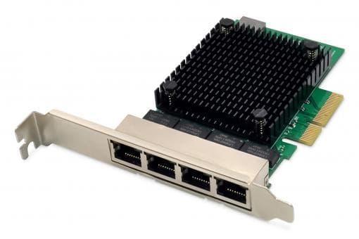 DIGITUS 4 Port RJ45 RTL8125B 2,5 GBits Server NIC 1