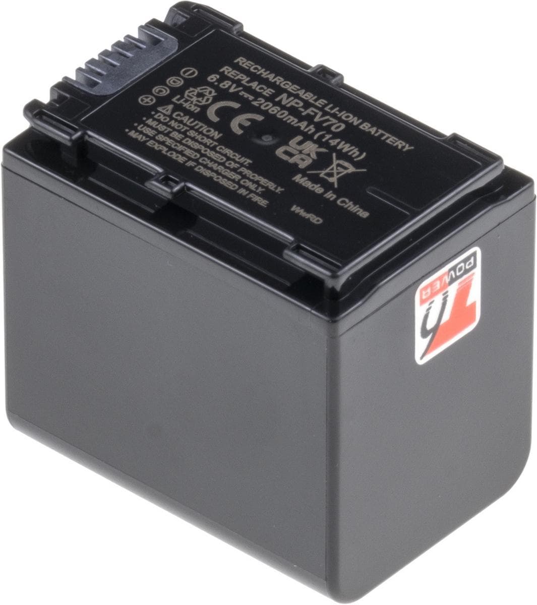 Batéria T6 Power Sony NP-FV70, 2060mAh, 14Wh, sivá 1