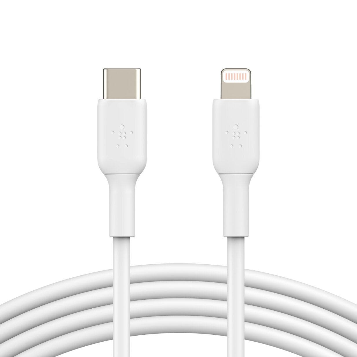 Belkin BOOST CHARGE™ Lightning/USB-C kábel, 2m, biely
