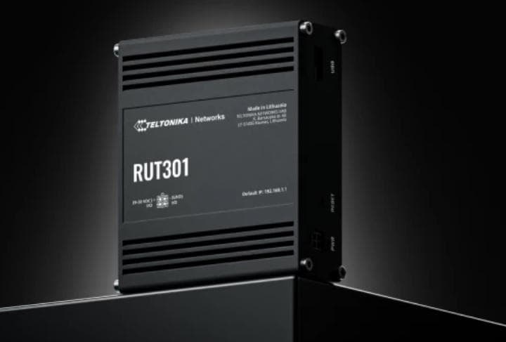 Teltonika INDUSTRIAL ETHERNET ROUTER - RUT301 1