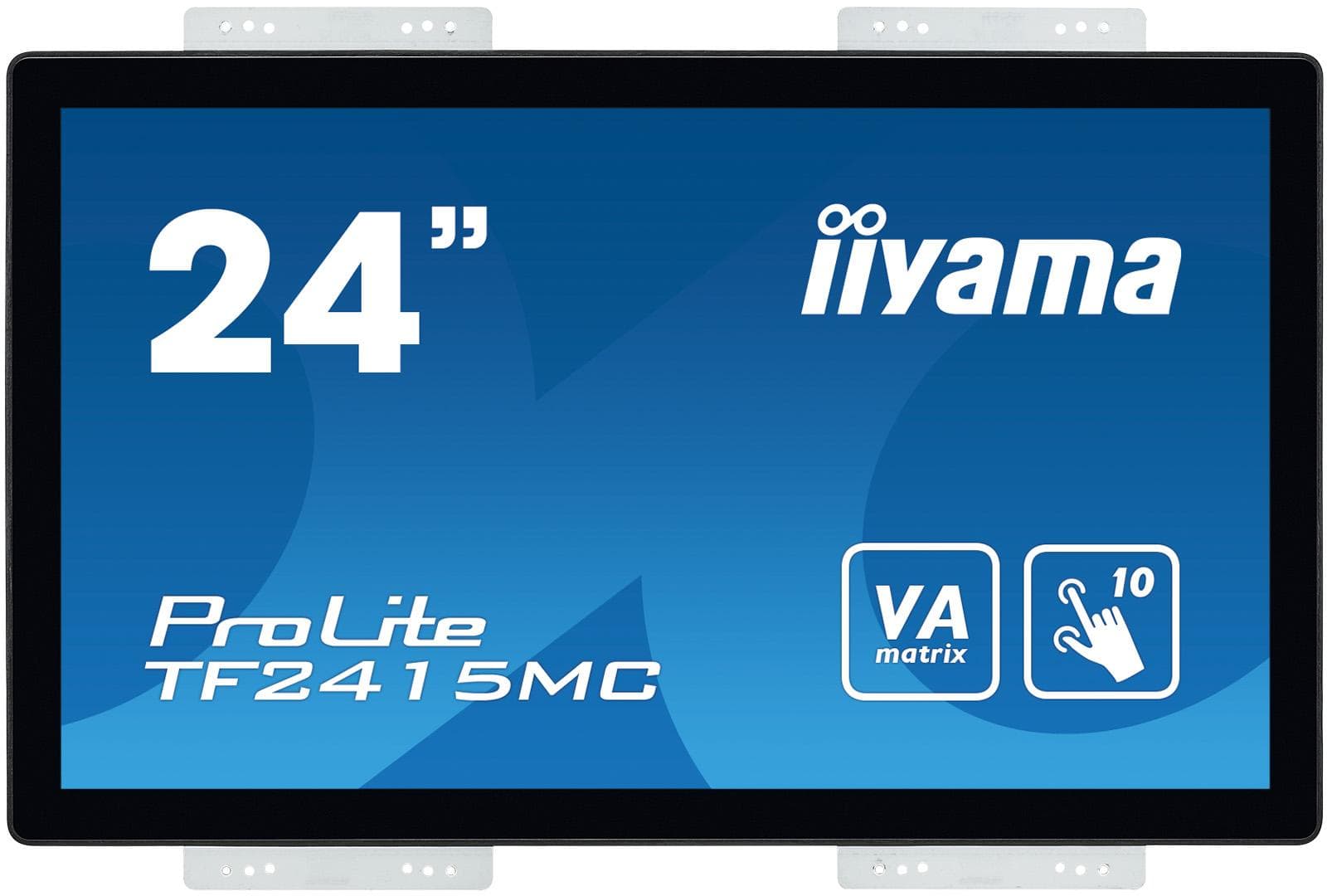 24" iiyama TF2415MC-B2: VA, FullHD, capacitive, 10P, 350cd/m2, VGA, DP, HDMI, čierny 1