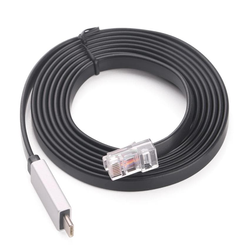 W-Star Redukcia USBC/RJ45, 1,5m, console cable RS232, UC-RJ45RS232 1