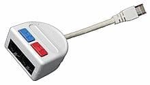 Rozdvojka počítač (10BaseT)/telefón 2 x RJ45 1