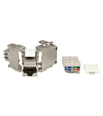 Keystone modul RJ45 tienený, 10 Gb, trieda Ea, 4PPoE 1