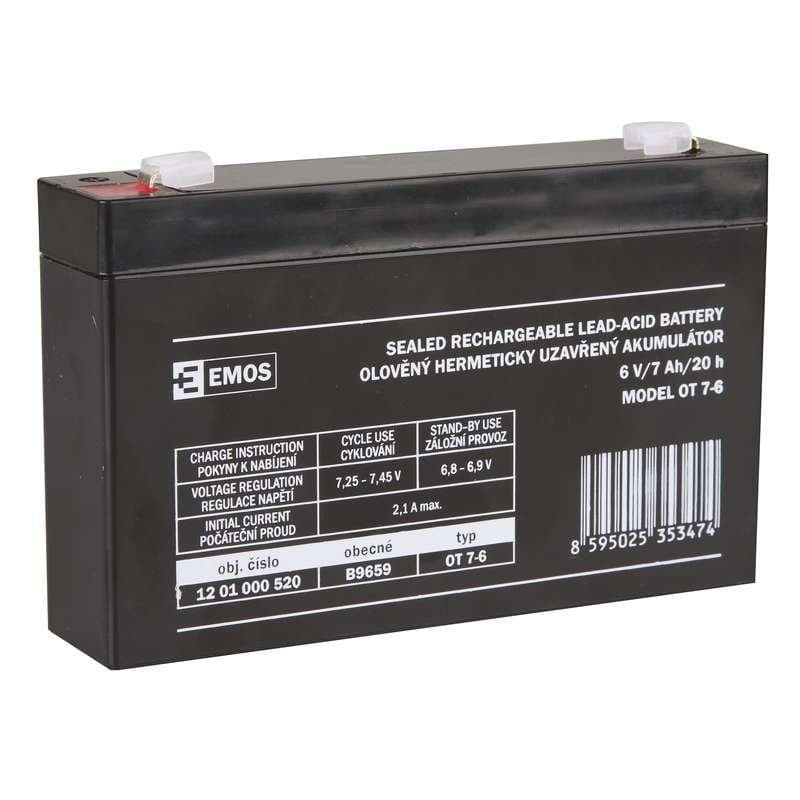 AKUMULÁTOR SLA 6V/7Ah FA-4,7mm 1