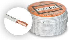 Cavel KF114 - celomedený koaxiálny kábel 1