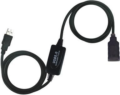 PremiumCord USB 2.0 repeater a predlžovací kábel A/MA/F 10m 1