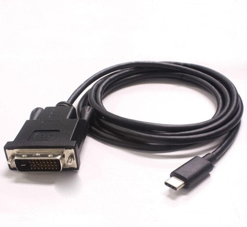 PremiumCord Kábel USB-C na DVI, FullHD@60Hz, 1,8m 1