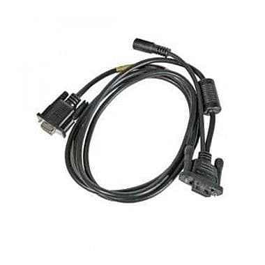 Cable: RS232, čierna, DB9, 5V, 2.9m (9.5') straight, External IO 1