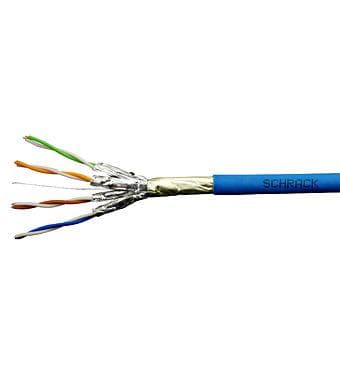 Kábel F/FTP Cat.6a 500 MHz 4x2xAWG23, LS0H modrý, Dca, 500m