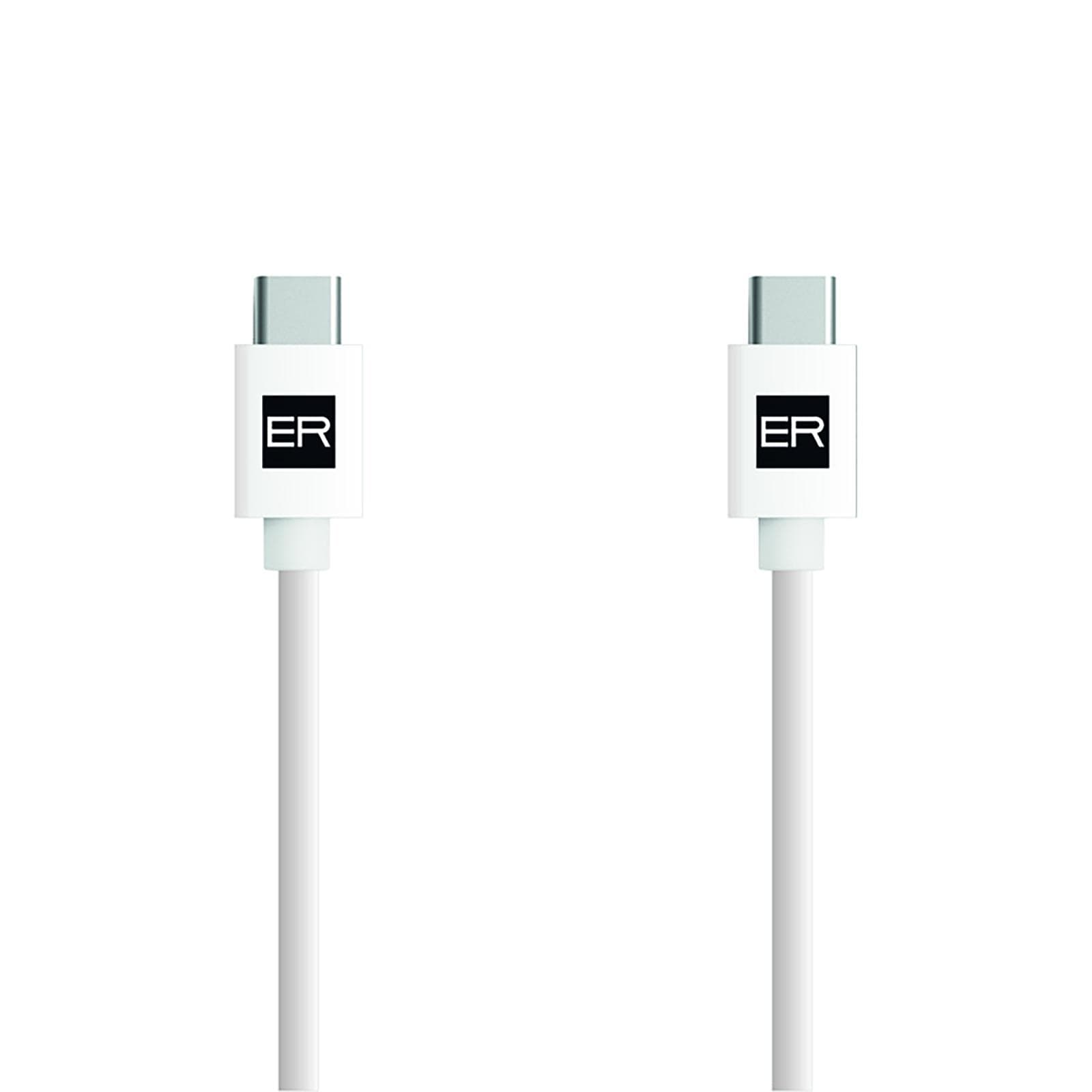 ER POWER kábel USB-C/C 3A 60W 200cm biely 1