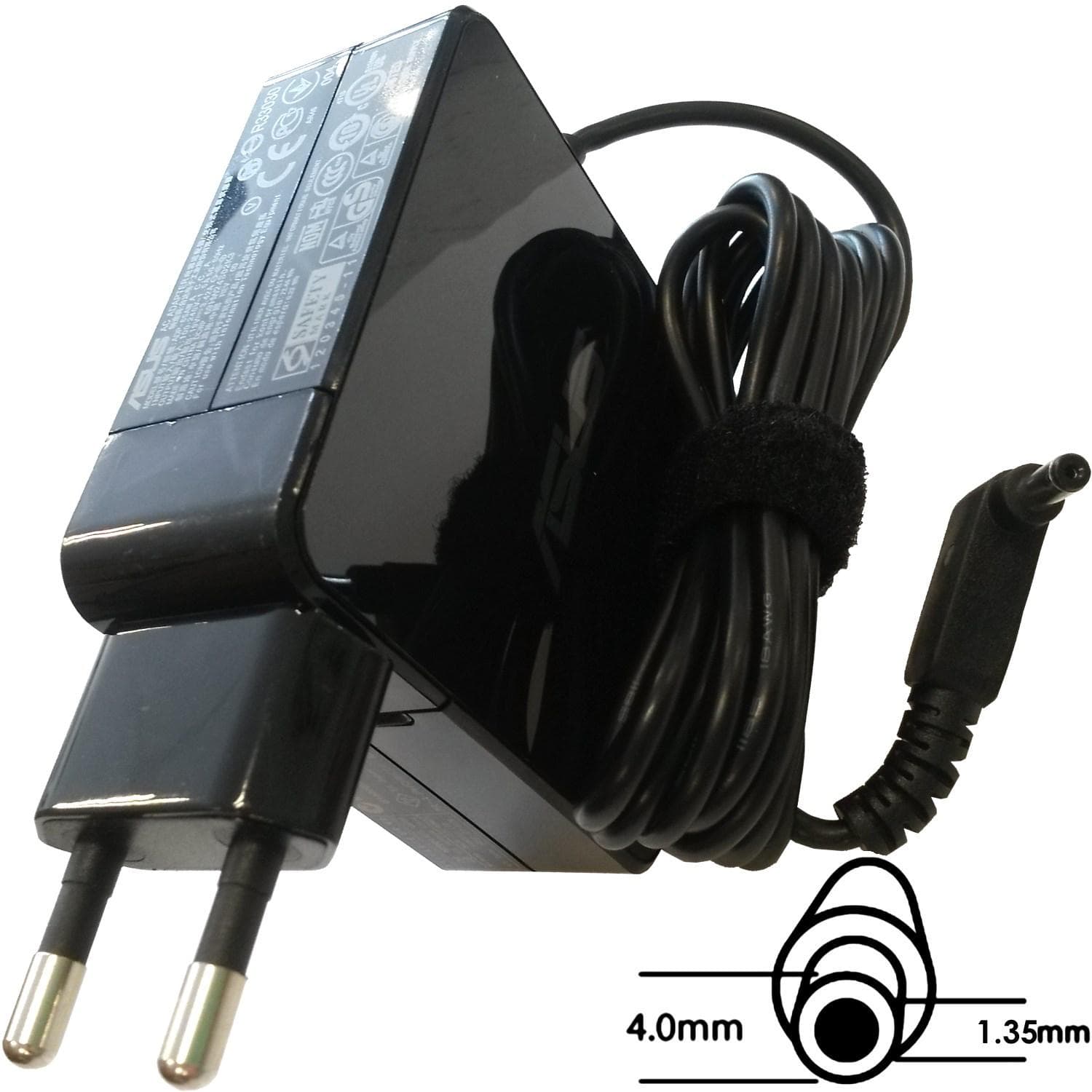 Asus orig. adaptér 65W19V (BLK) s EU plugom (B0A001-00040700) 1
