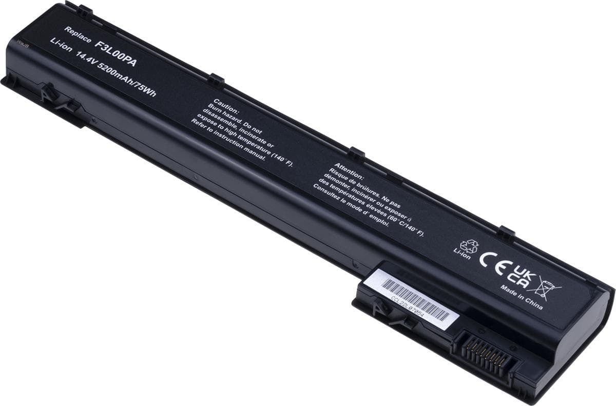 Batéria T6 Power HP ZBook 15 G1, 15 G2, ZBook 17 G1, 17 G2, 5200mAh, 75Wh, 8cell 1