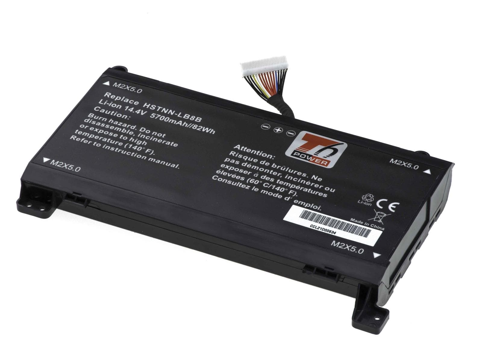 Batéria T6 Power pre HP Omen 17-an000, 17-an100, 16pin, Geforce 1060/1070, 5700mAh, 82Wh, 8cell 1