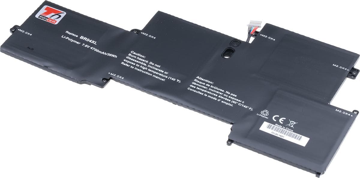 Batéria T6 Power pre HP EliteBook Folio 1020 G1, 1030 G1, 4700mAh, 36Wh, 4cell, Li-pol