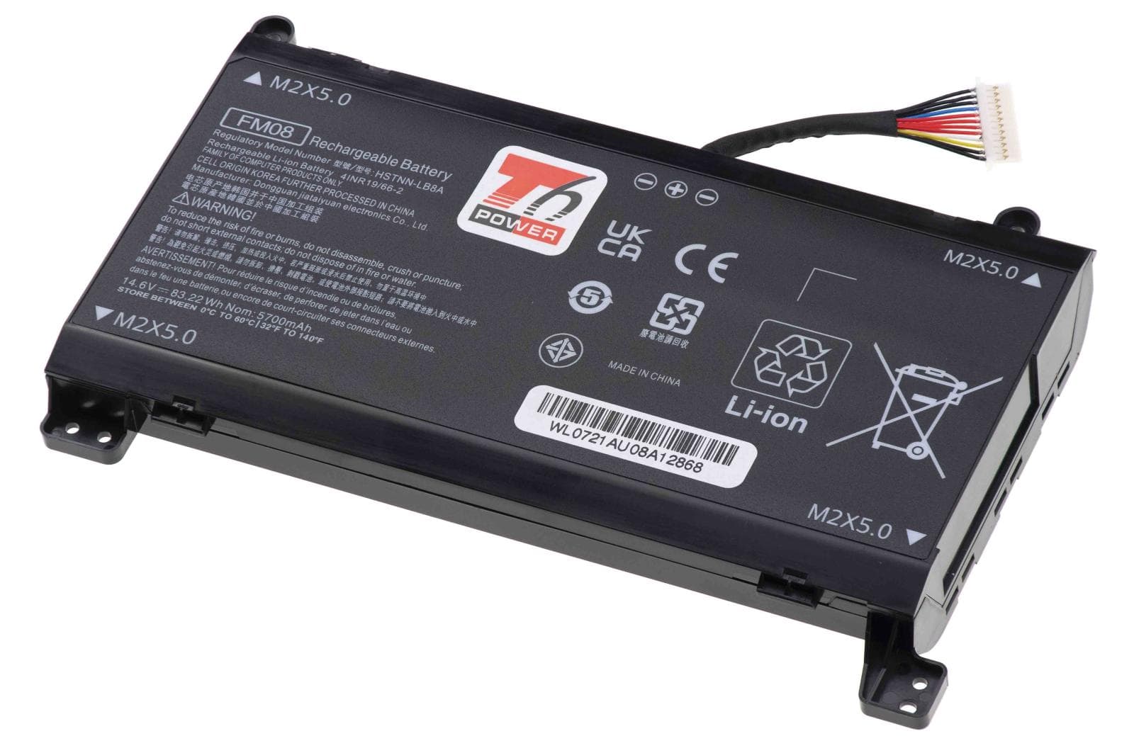 Batéria T6 Power pre HP Omen 17-an000, 17-an100, 12pin, Geforce 1050, 5973mAh, 86Wh, 8cell, Li-ion 1
