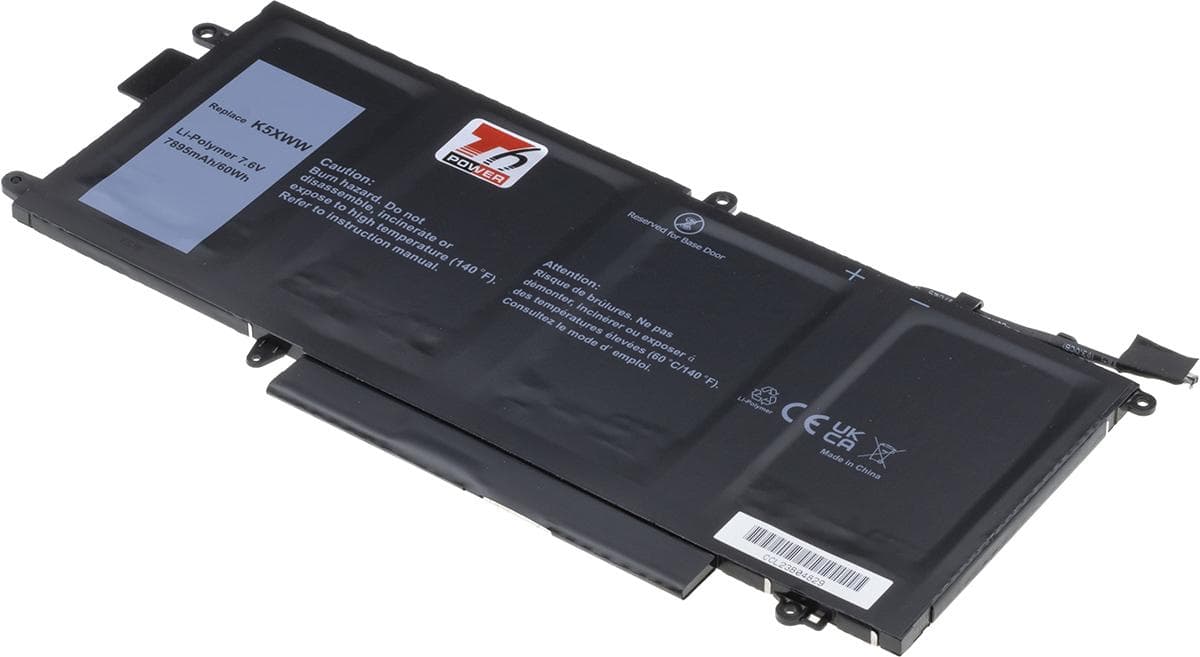 Batéria T6 Power pre Dell Latitude 5289, 7389, 7390 2in1, 7895mAh, 60Wh, 4cell, Li-pol
