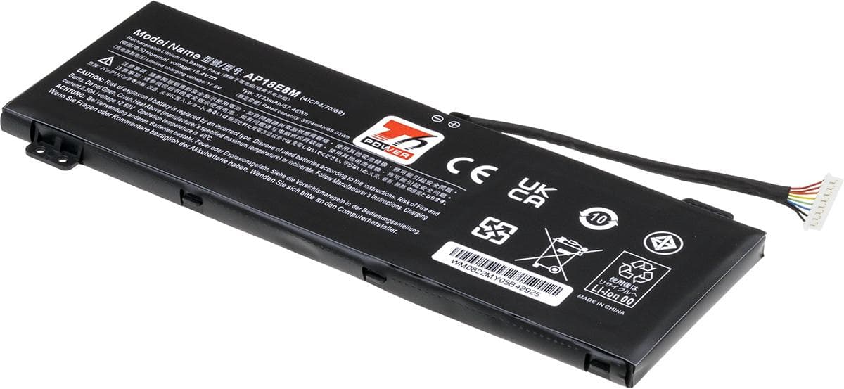 Batéria T6 Power Acer Nitro AN515-55, Aspire A715-74G, PH315-52, 3730mAh, 57,4Wh, 4cell, Li-pol 1