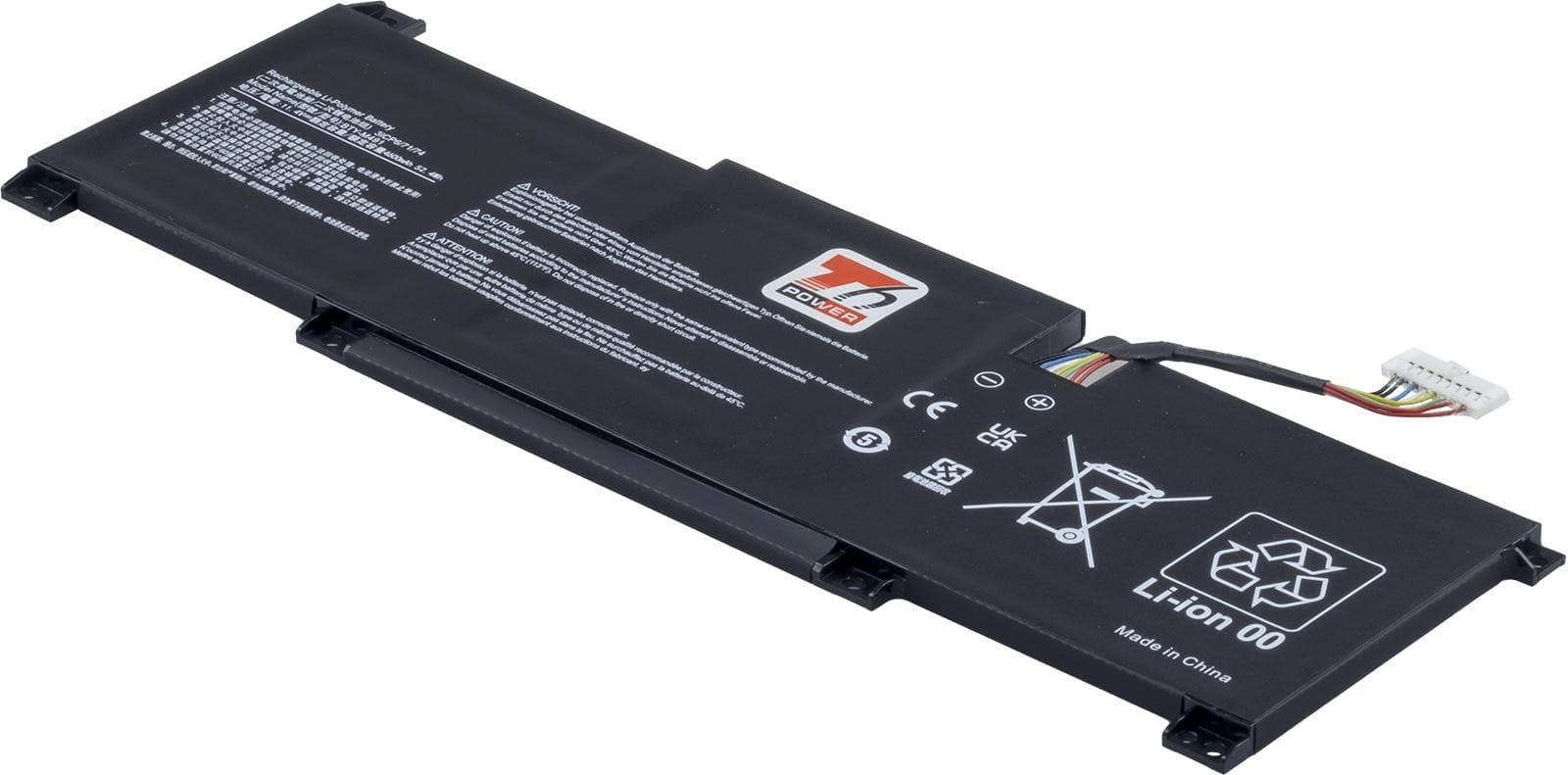 Batéria T6 Power MSI BTY-M491, 4600mAh, 52,4Wh, 3cell, Li-pol, white connector 1