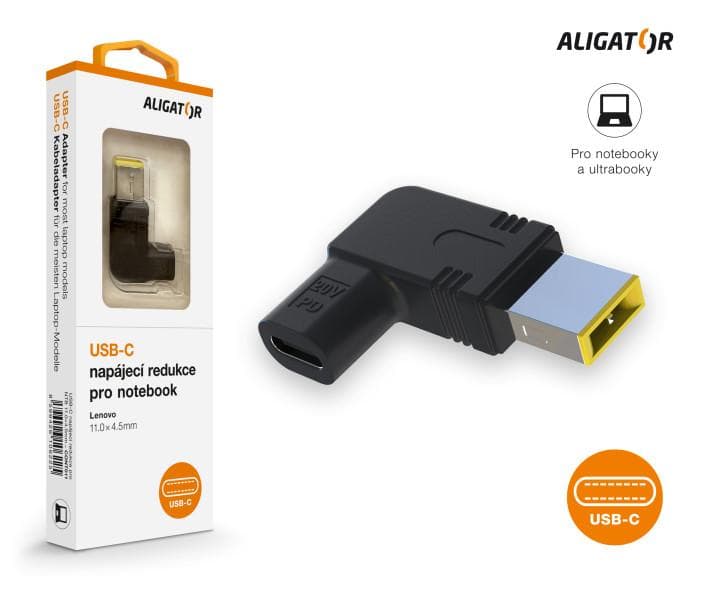 Aligator USB-C napájacia redukcia 11 x 4,5 mm pre notebooky Lenovo 1