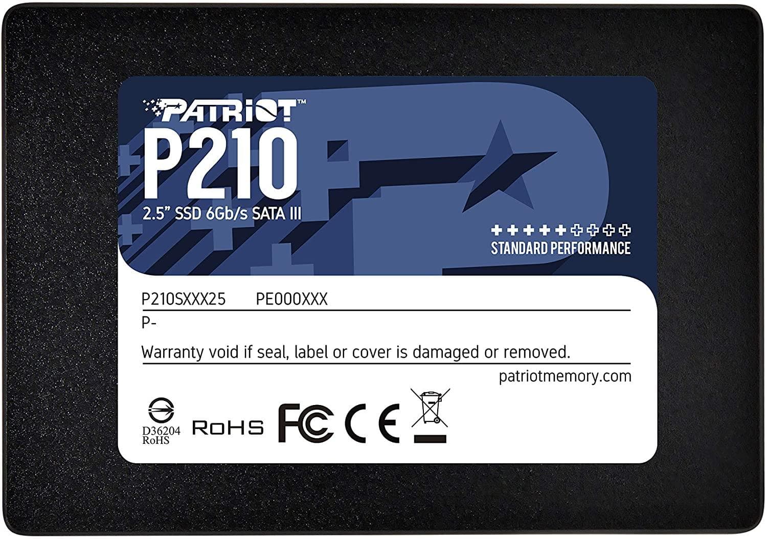 PATRIOT P210/1TB/SSD/2.5"/SATA/3R 1