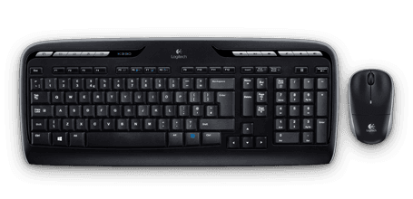 Akcia set Logitech Wireless Desktop MK330, US 1