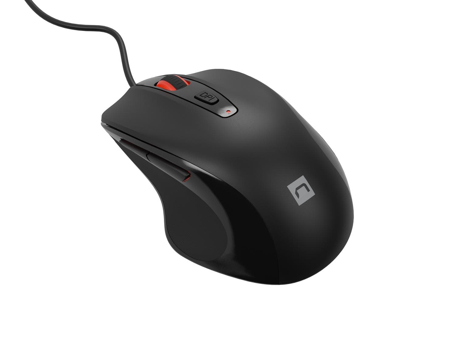 Natec optická myš PIGEON 2/4 000 DPI/Kancelárska/Optická/4 000 DPI/Drôtová USB/Čierna 1