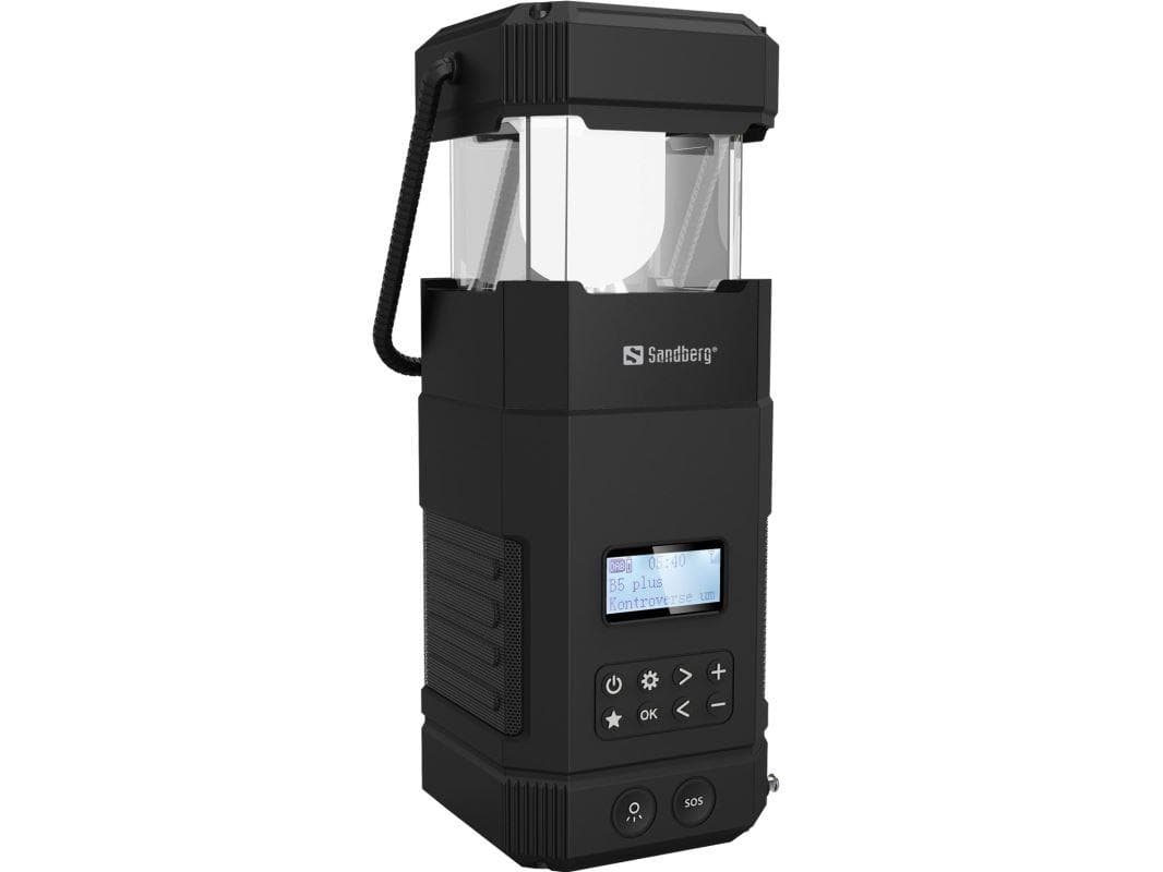 Sandberg Survivor Lantern All-in1 10000mAh, čierna 1